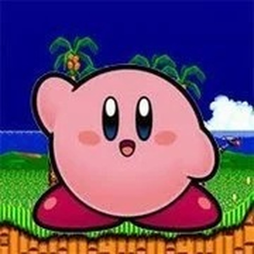 Kirby in Sonic the Hedgehog Online Game