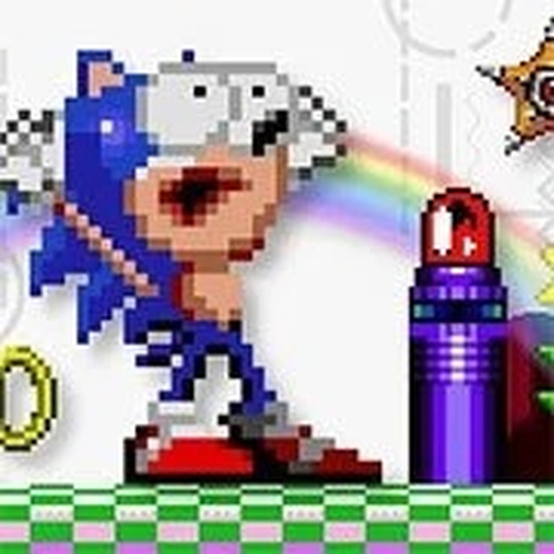 Sonic in Troll Island Online Game