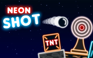 Neon Shot - Elastic Ball Puzzle Game