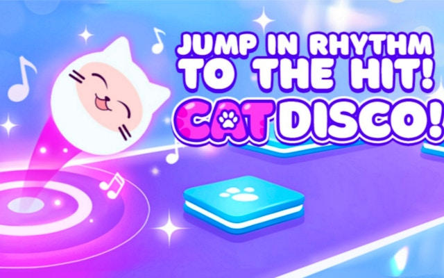 Jump in Rhythm to the Hit! Cat Disco! - Music Rhythm Game