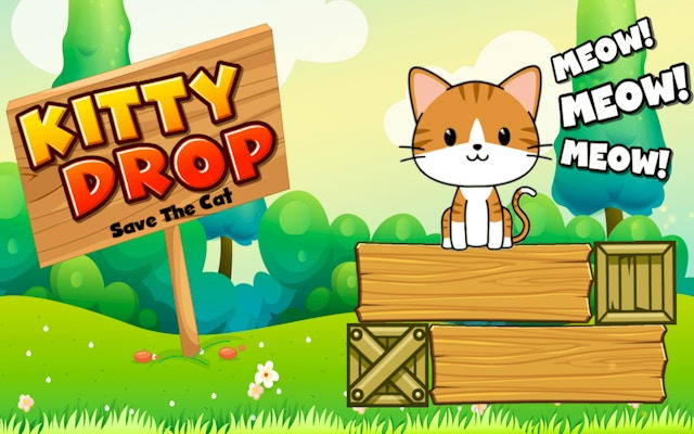 Kitty Drop - Physics Puzzle Game