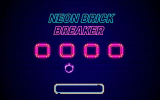 Neon Brick Breaker Arcade Game