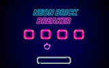 Neon Brick Breaker Arcade Game