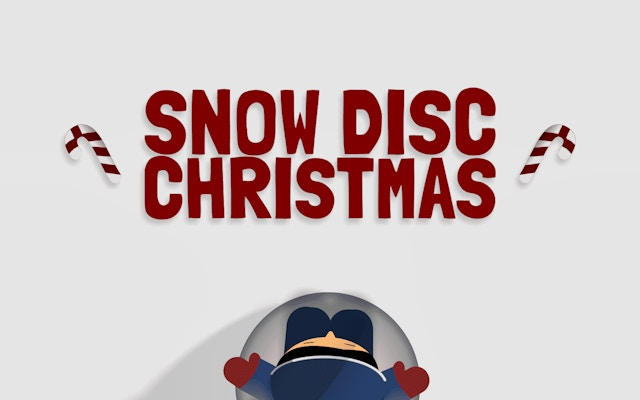 Snow Disc Christmas Sledding Game