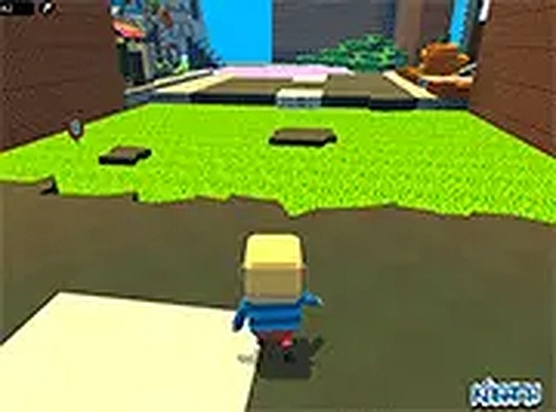 Blocky Obstacle Escape Challenge