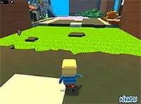 Blocky Obstacle Escape Challenge